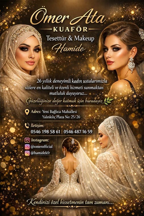 Ömer Ata Kuaför Tesettür Makeup by Hamide - 39. Fotoğraf